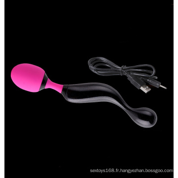 Produit de sexe de vibrateurs de silicone de vagin pour la femme Injo-Zd123